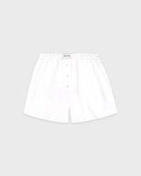 Short Ring au logo Signature - Blanc