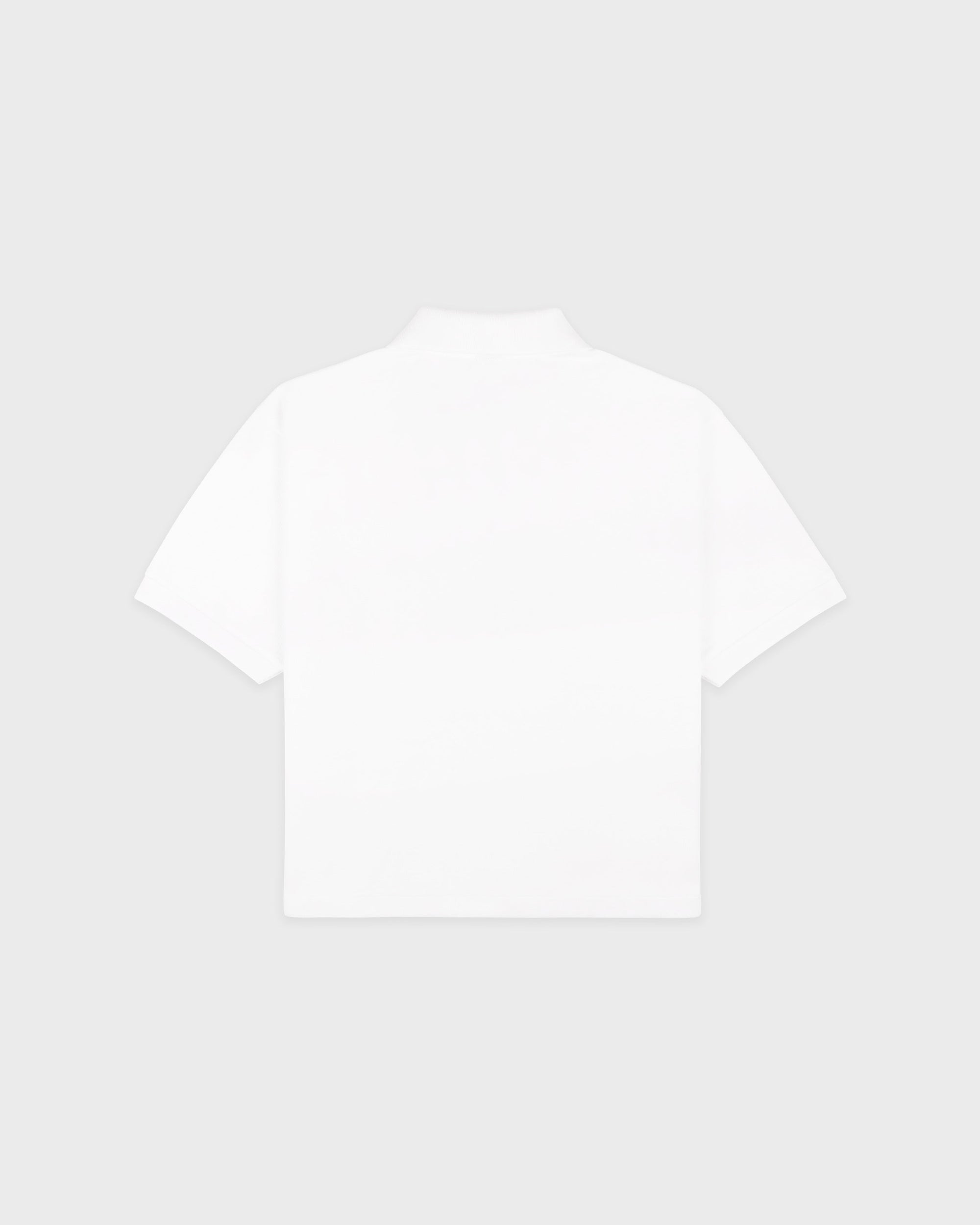 NY Crest Pique Polo - White
