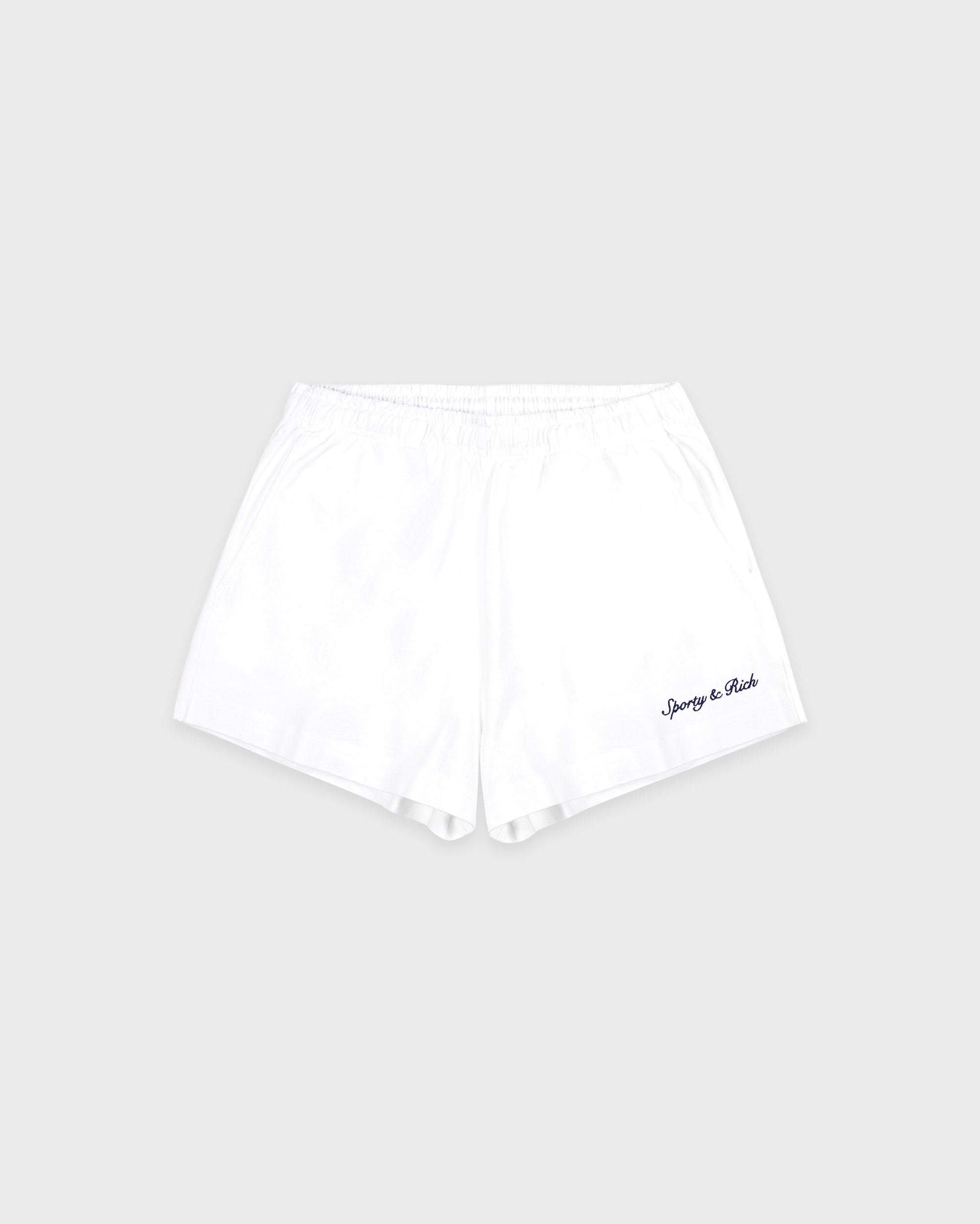 Short Syracuse Embroidered Disco - Blanc/Bleu marine