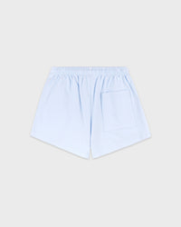 Short disco brodé « Serif Logo » - Ciel