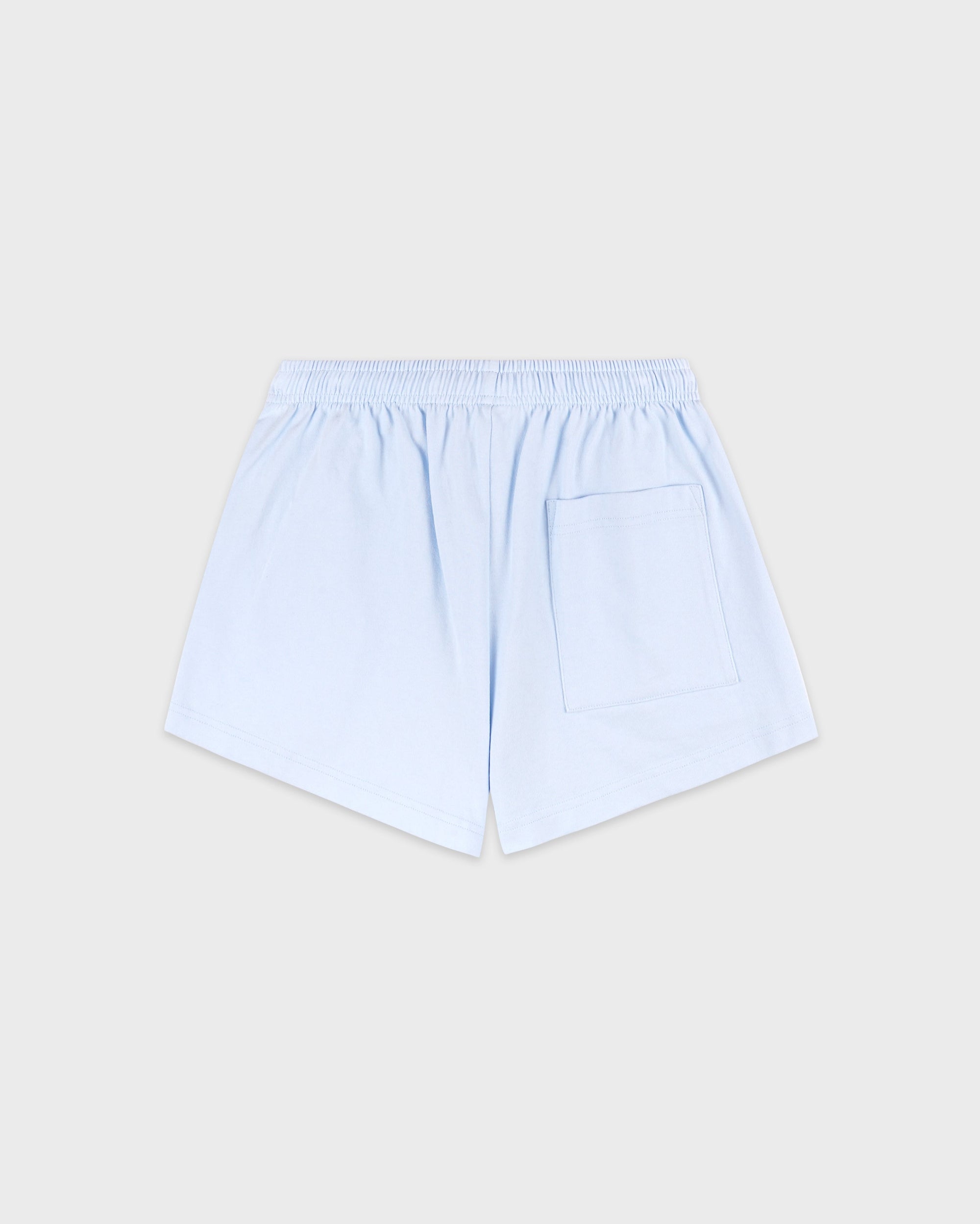 Short disco brodé « Serif Logo » - Ciel