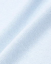 Gilet en maille avec logo signature - Ciel/Bleu marine
