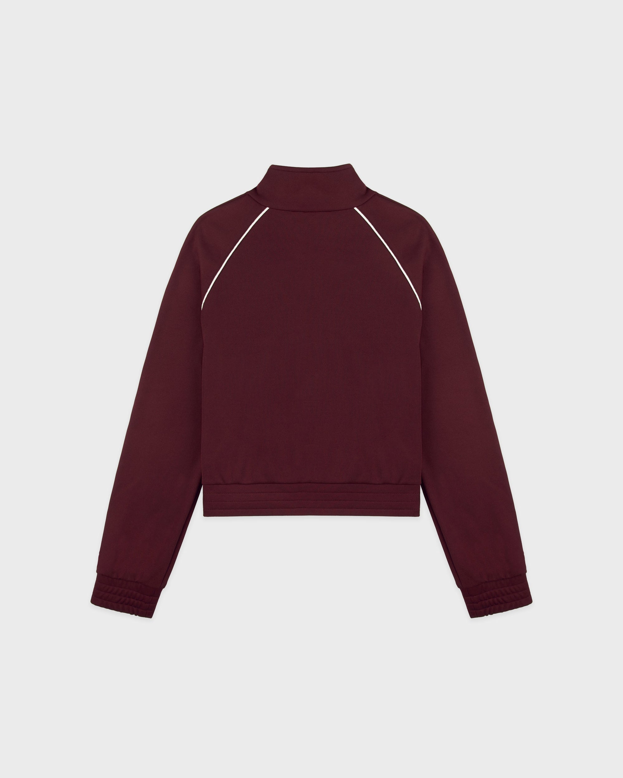 Veste de sport rétro Signature Logo - Bordeaux/Blanc