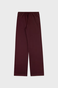 Signature Logo Retro Track Pant - Bordeaux & White