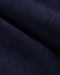 Polo en tissu éponge Signature Logo - Bleu marine/Blanc
