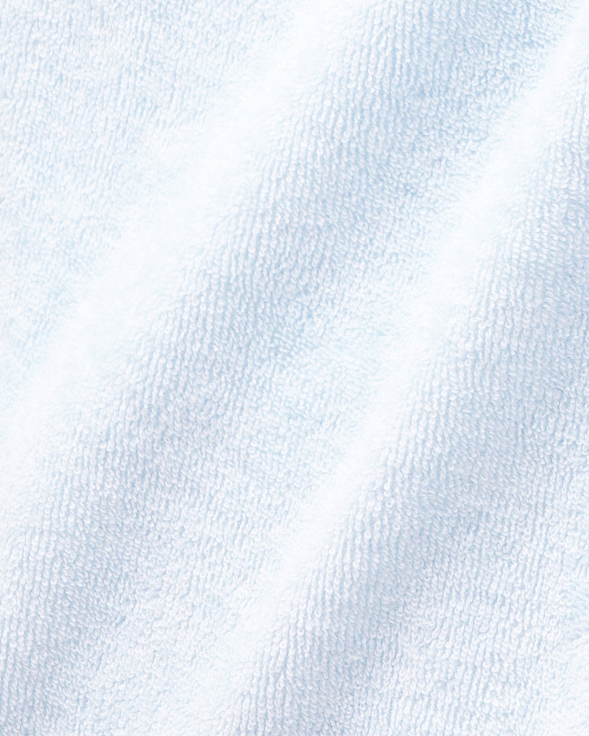 Polo en tissu éponge avec logo Signature - Ciel/Bleu marine
