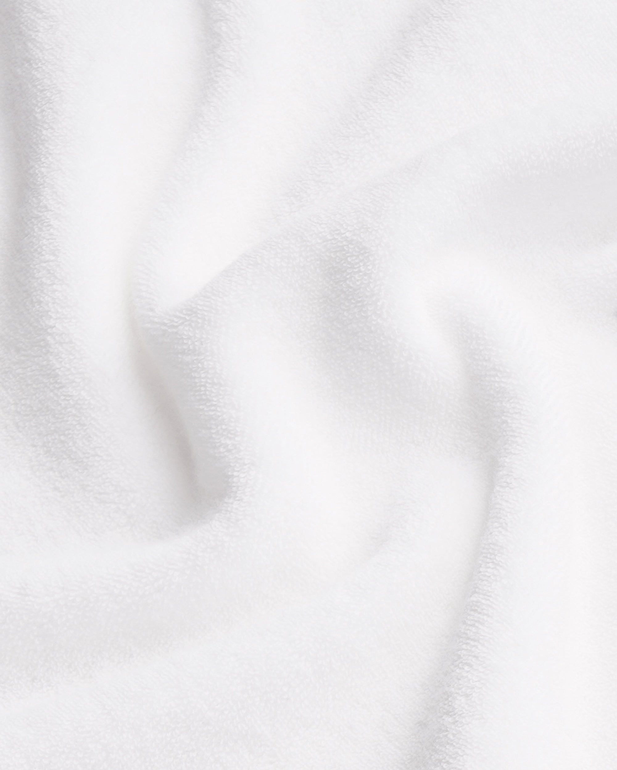 Polo en tissu éponge Signature Logo - Blanc/Bleu marine