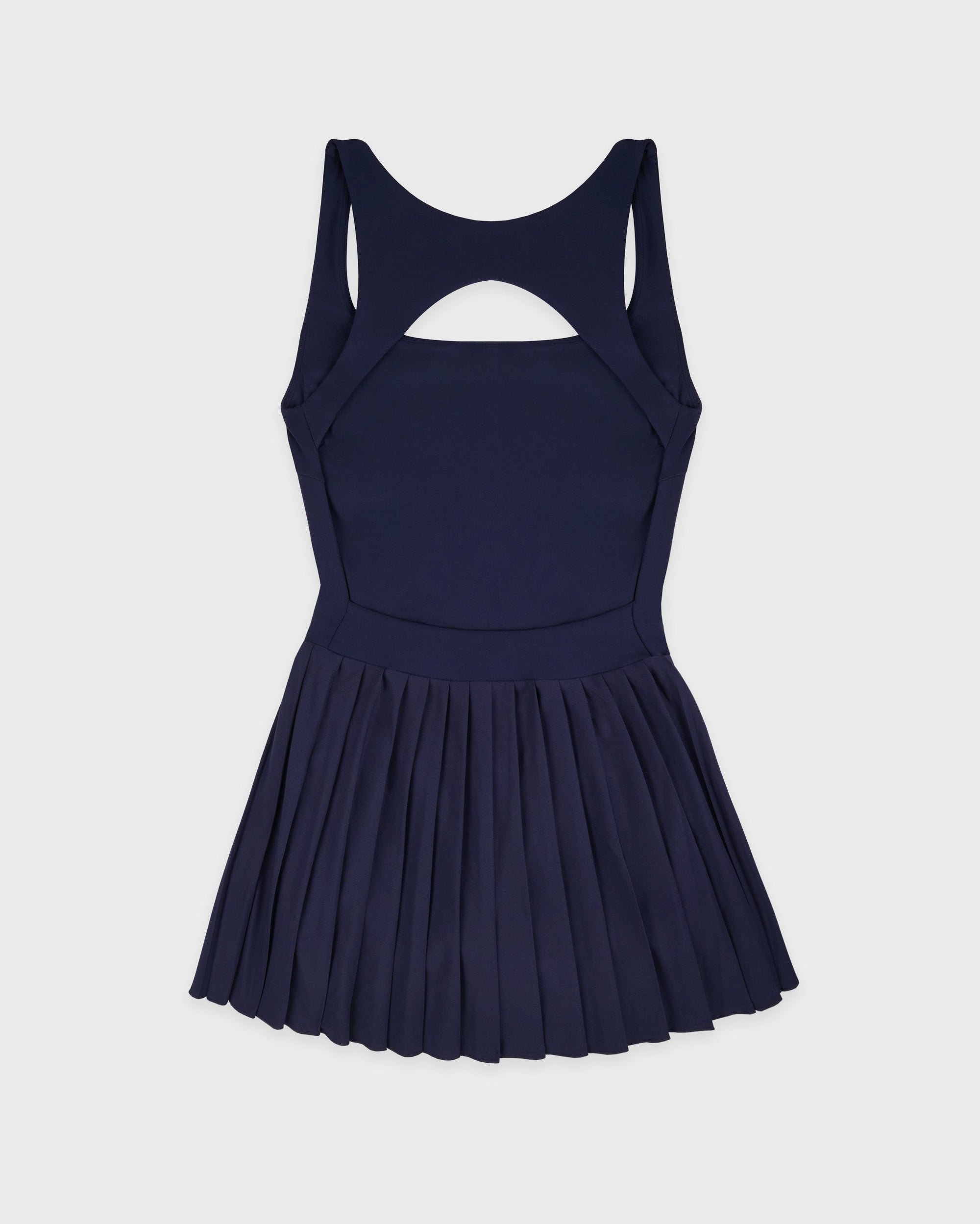 Robe de tennis Signature Logo - Bleu marine/Blanc