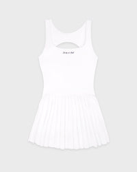 Robe de tennis au logo emblématique - Blanc