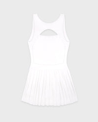 Robe de tennis au logo emblématique - Blanc