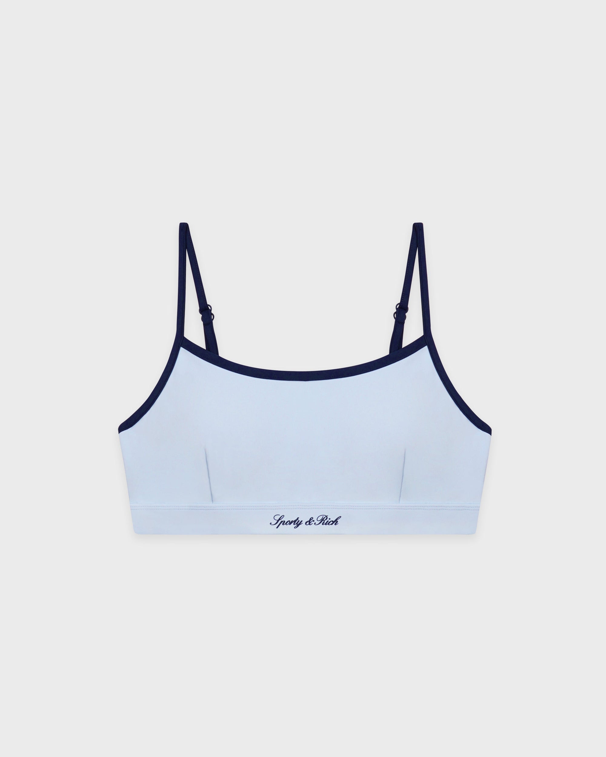 Soutien-gorge de sport Signature Logo - Ciel/Bleu marine