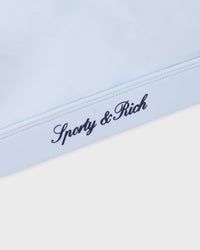 Soutien-gorge de sport Signature Logo - Ciel/Bleu marine