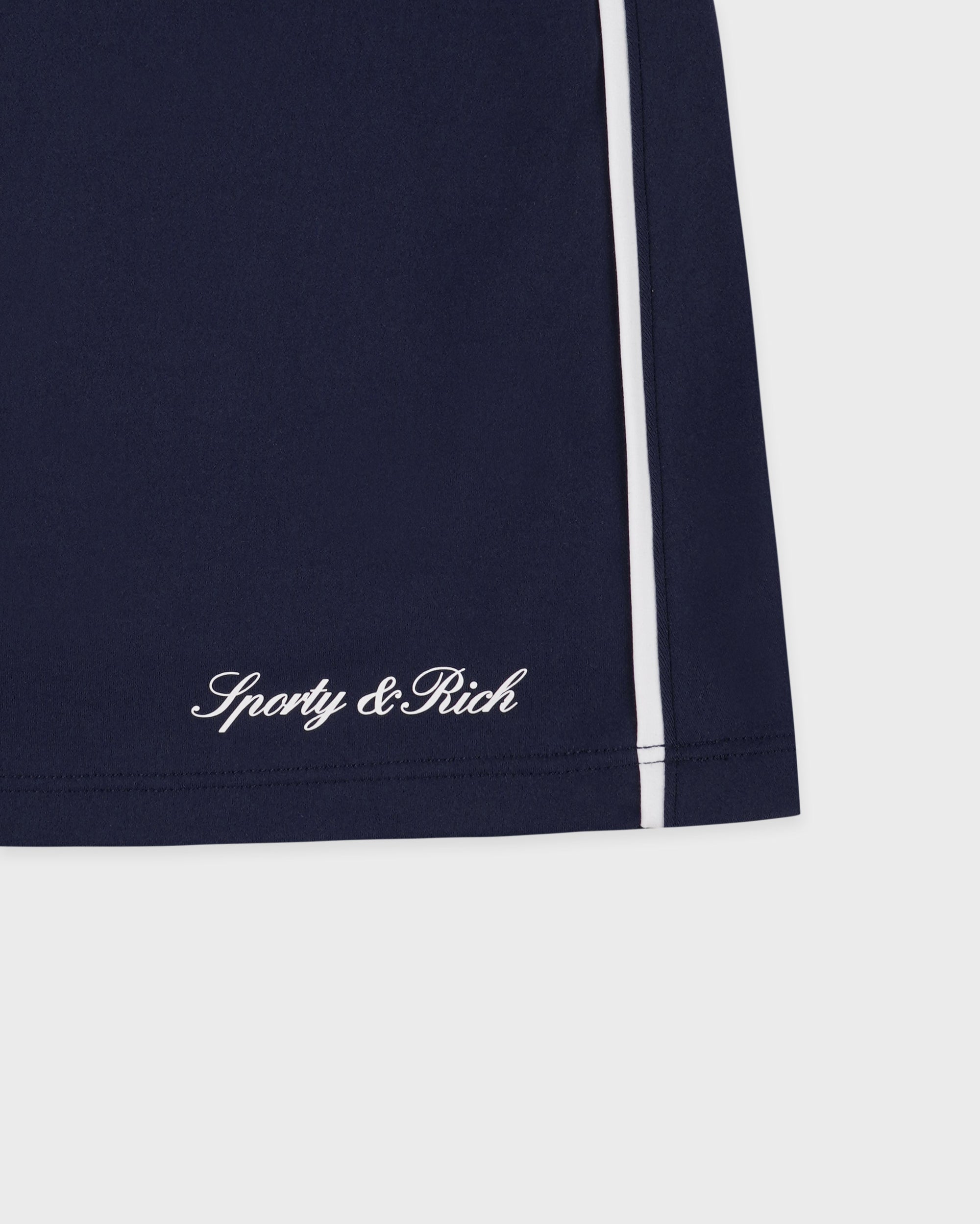 Jupe de tennis Signature Logo - Bleu marine/Blanc