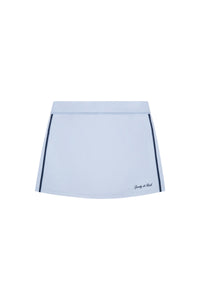 Jupe de tennis Signature Logo - Ciel & Bleu Marine