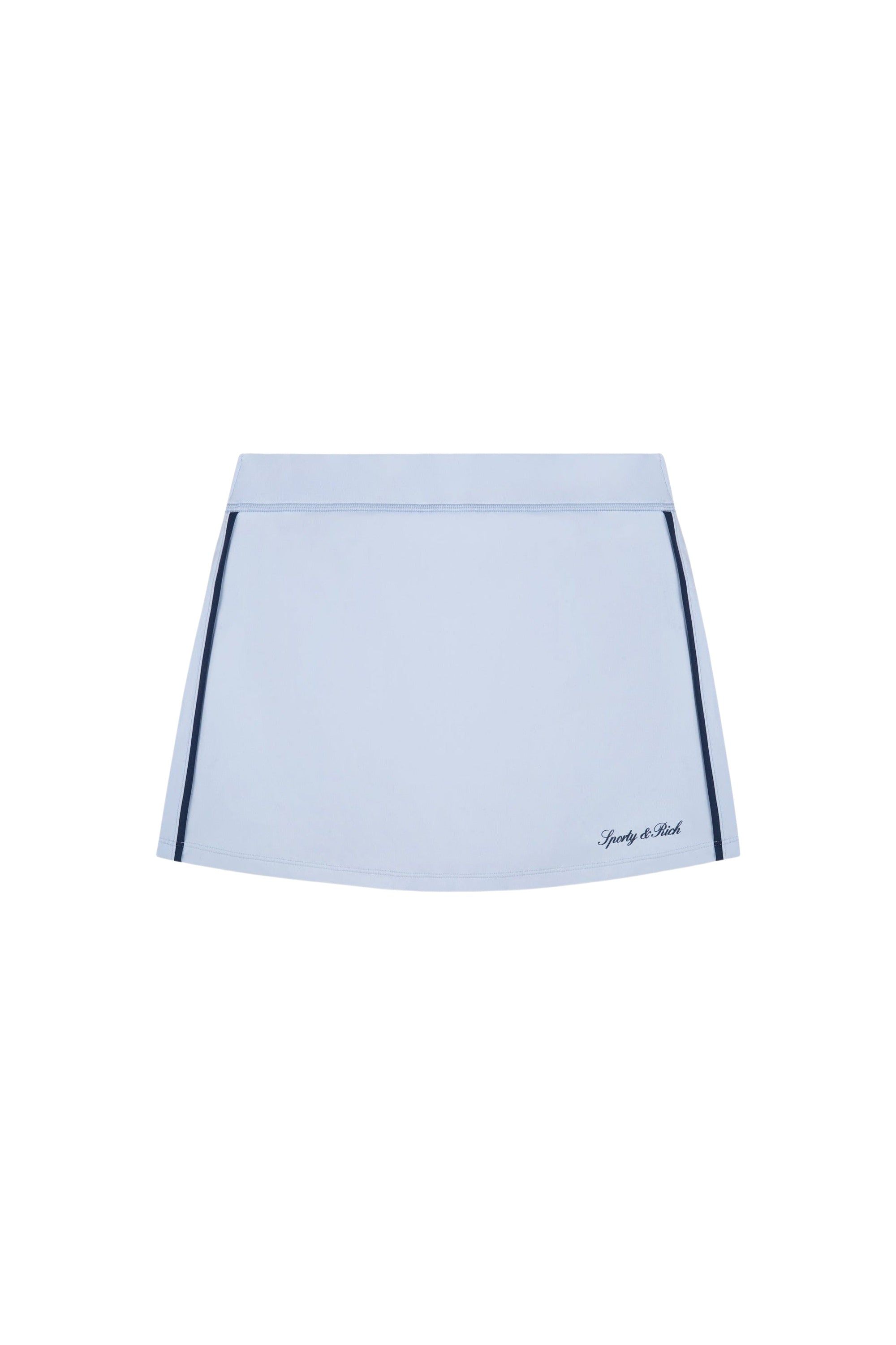 Jupe de tennis Signature Logo - Ciel & Bleu Marine