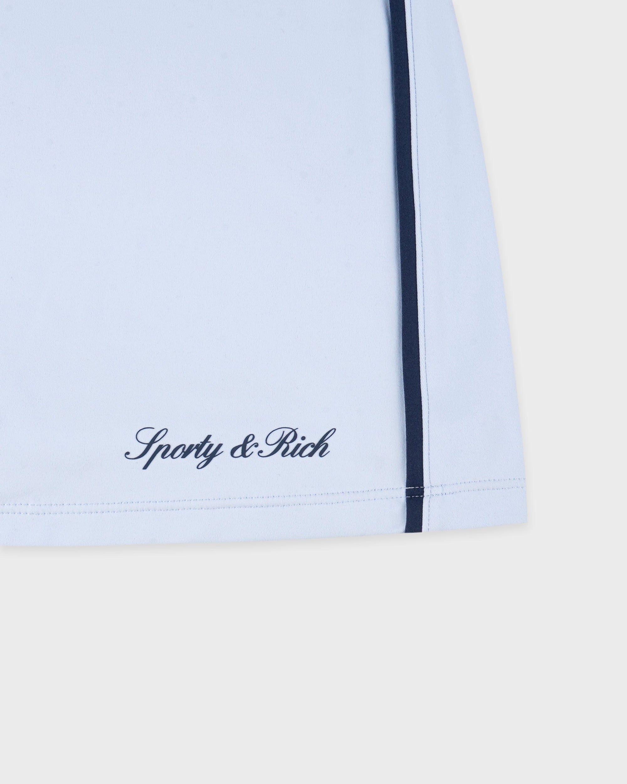 Jupe de tennis Signature Logo - Ciel/Bleu marine