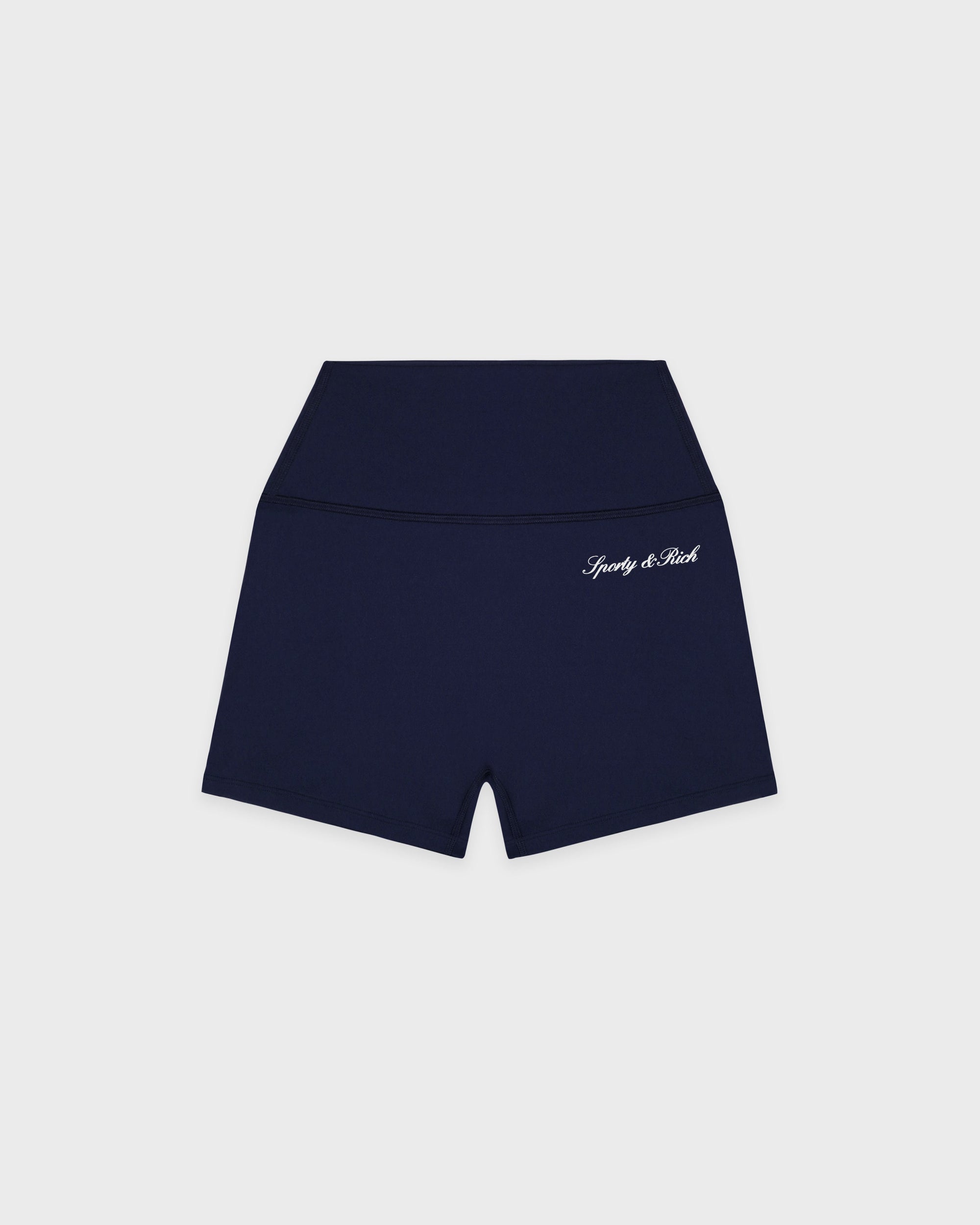 Short de cycliste mini Signature Logo - Bleu marine/Blanc