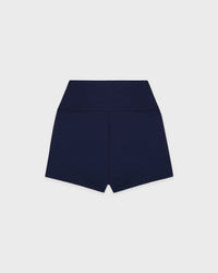 Short de cycliste mini Signature Logo - Bleu marine/Blanc