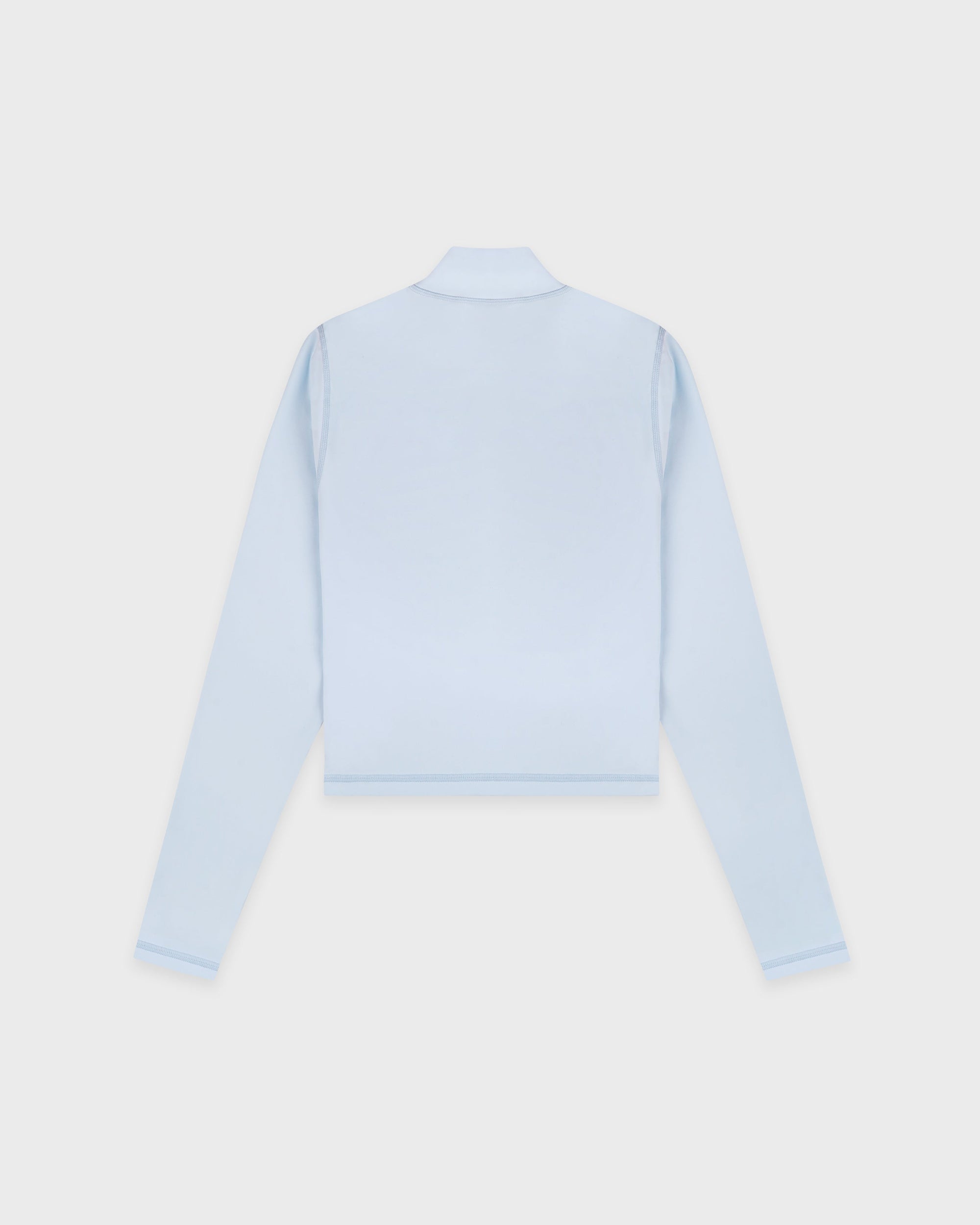 Pull de sport à col zippé Signature Logo - Ciel