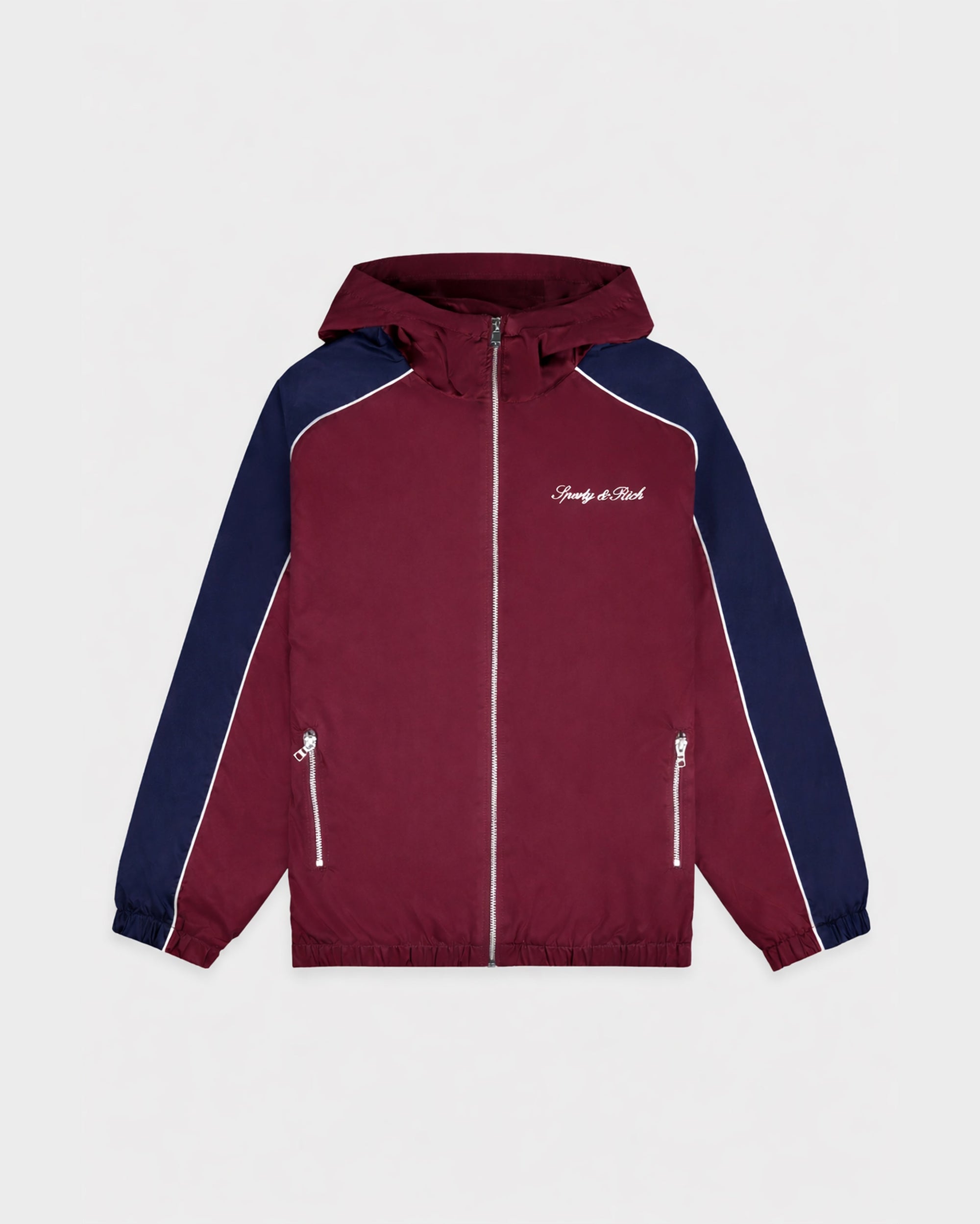 Veste de sport à logo emblématique - Bordeaux/Blanc/Bleu marine