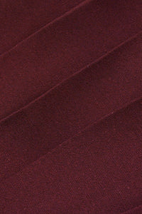 Signature Logo Abigail Skirt - Bordeaux & White