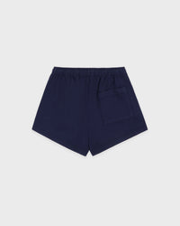 Short disco brodé NY Crest - Bleu marine foncé