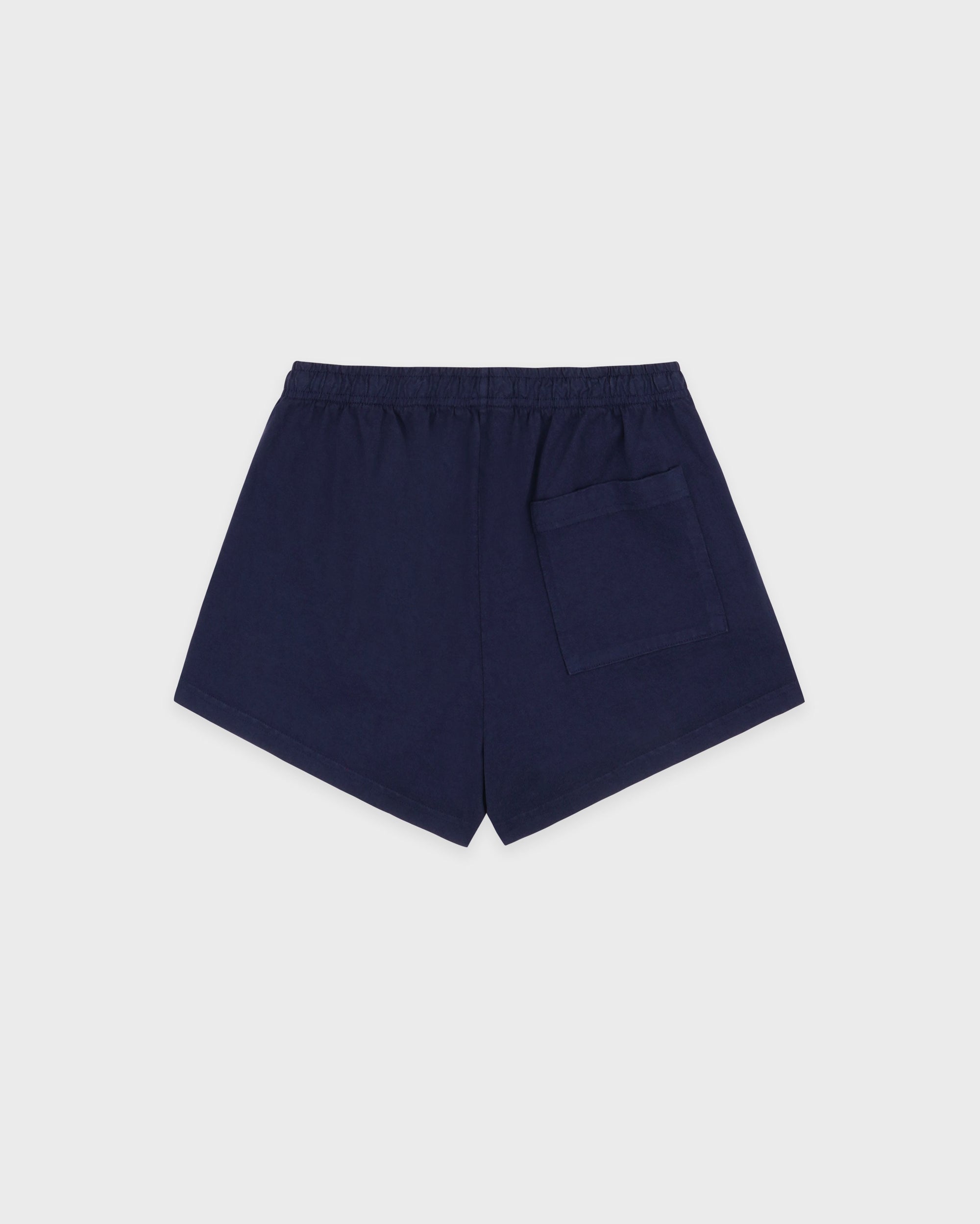 Short disco brodé NY Crest - Bleu marine foncé