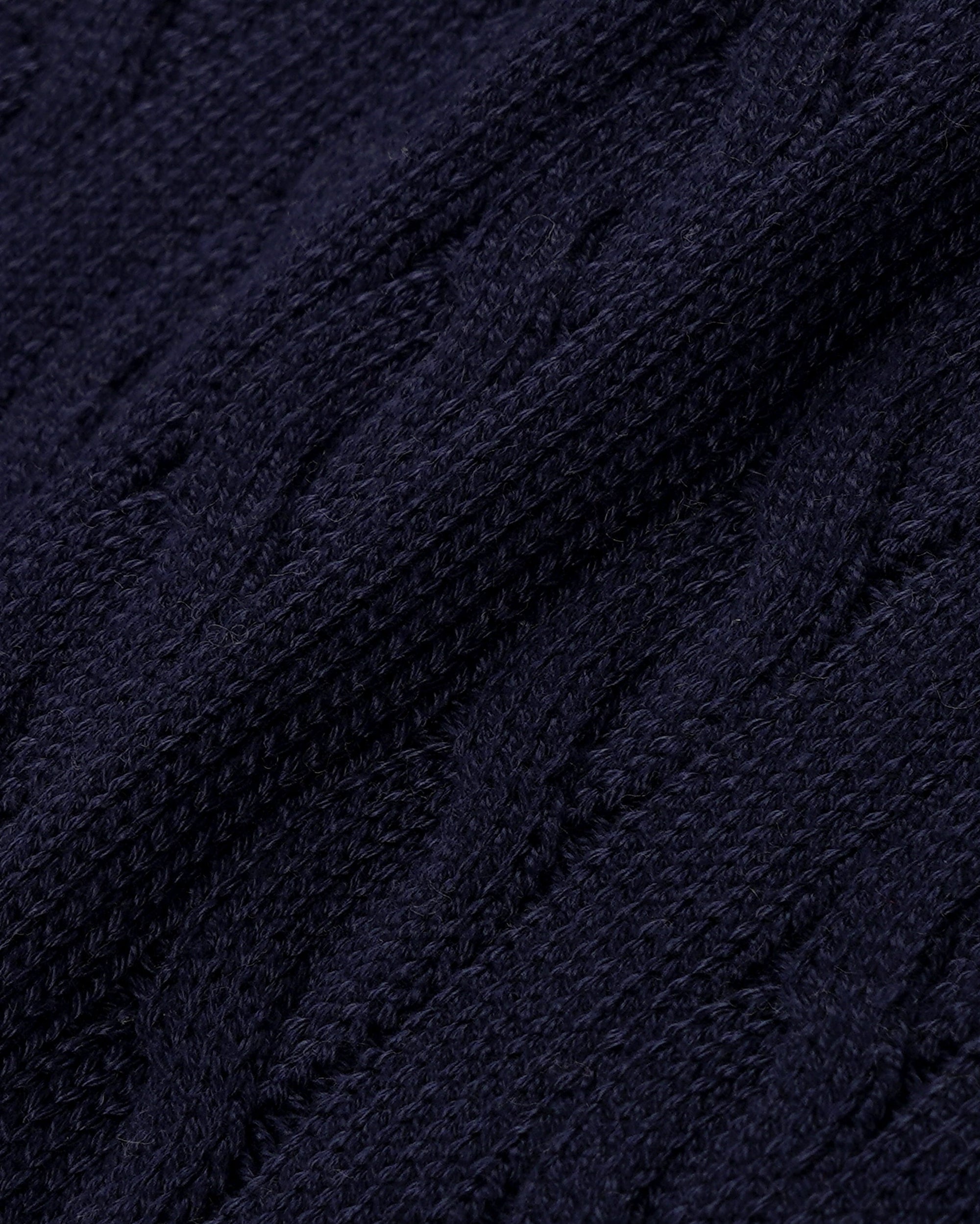 Pull SRC à torsades - Bleu marine foncé