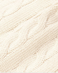 Pull à torsades SRC - Écru
