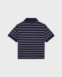 Polo avec logo emblématique - Bleu marine foncé