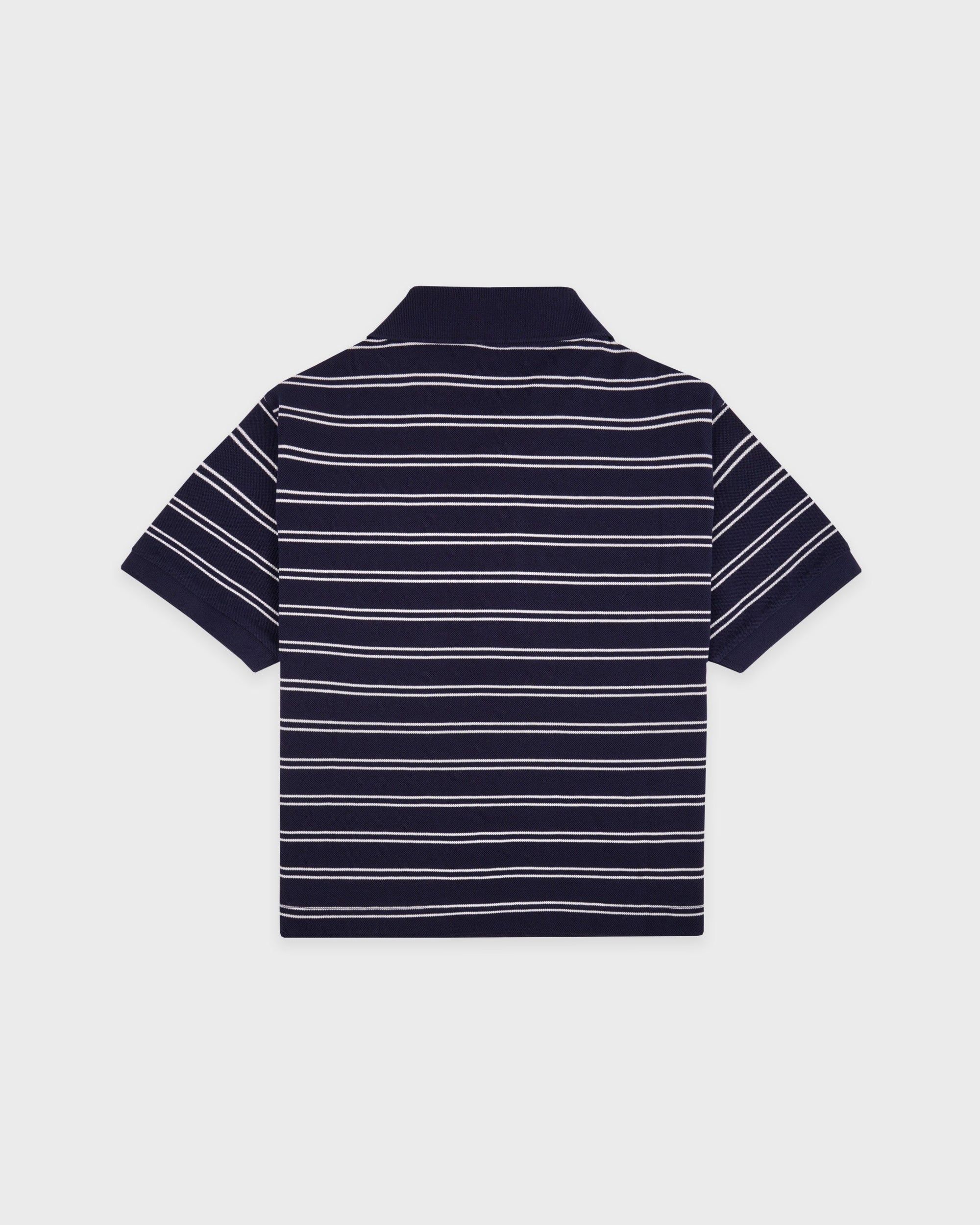 Polo avec logo emblématique - Bleu marine foncé