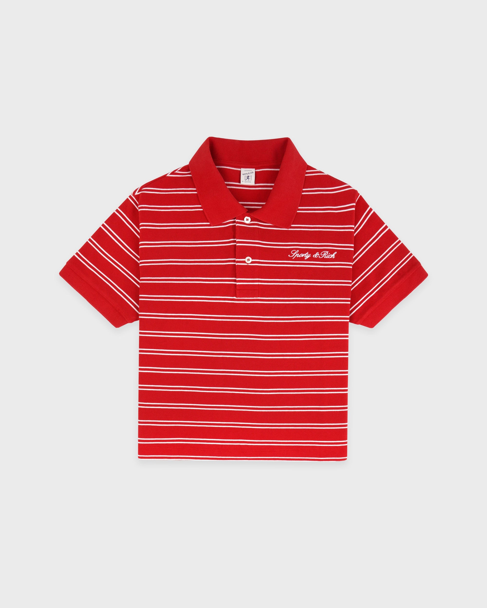 Polo à logo emblématique - Rubis