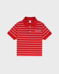 Polo à logo emblématique - Rubis