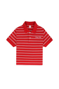 Polo à logo emblématique - Rubis