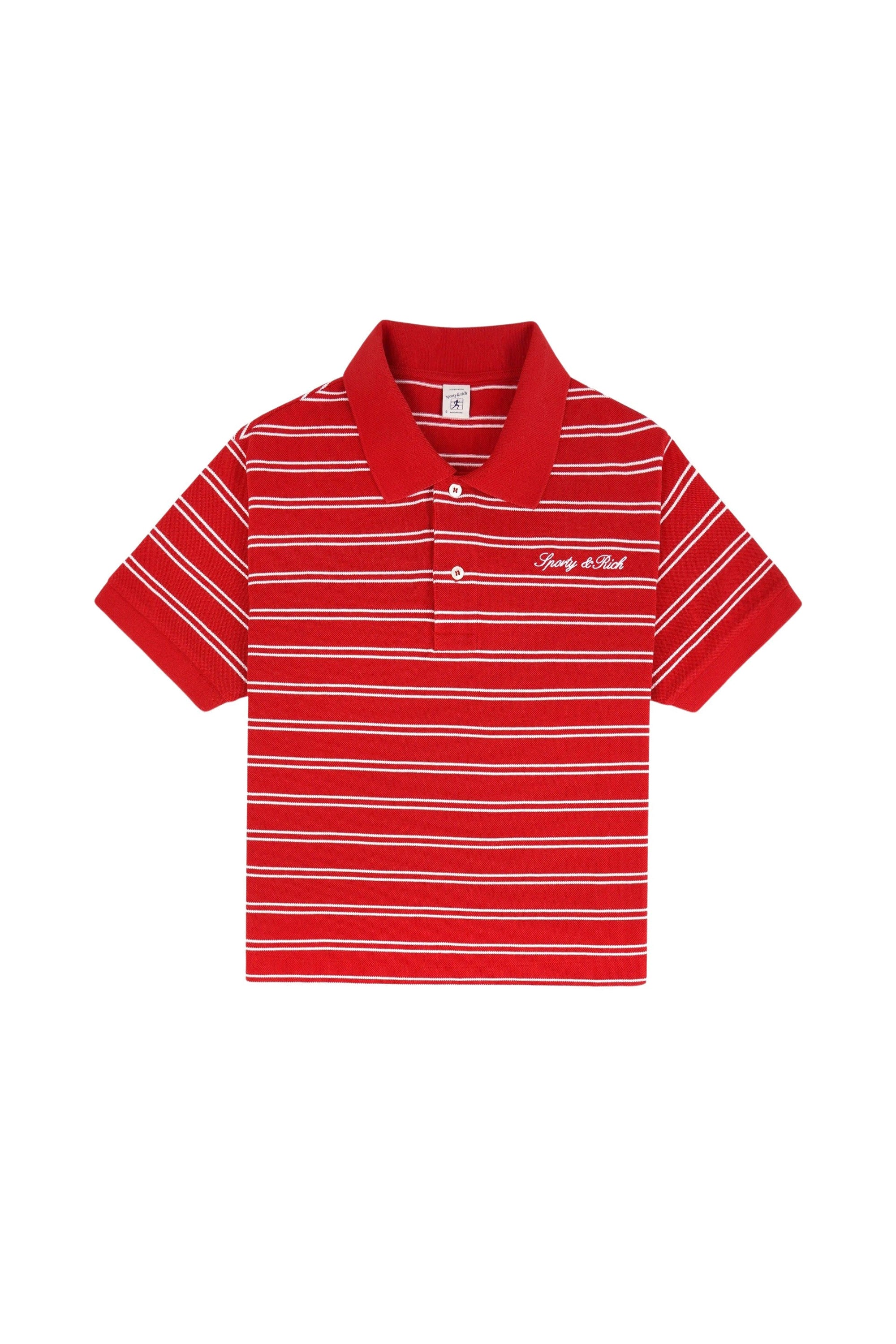 Polo à logo emblématique - Rubis