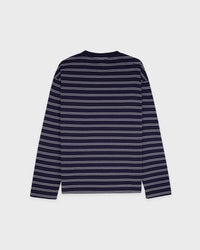 T-shirt à manches longues Signature Logo Easy - Bleu marine foncé