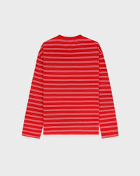 T-shirt à manches longues « Signature Logo Easy » - Rubis