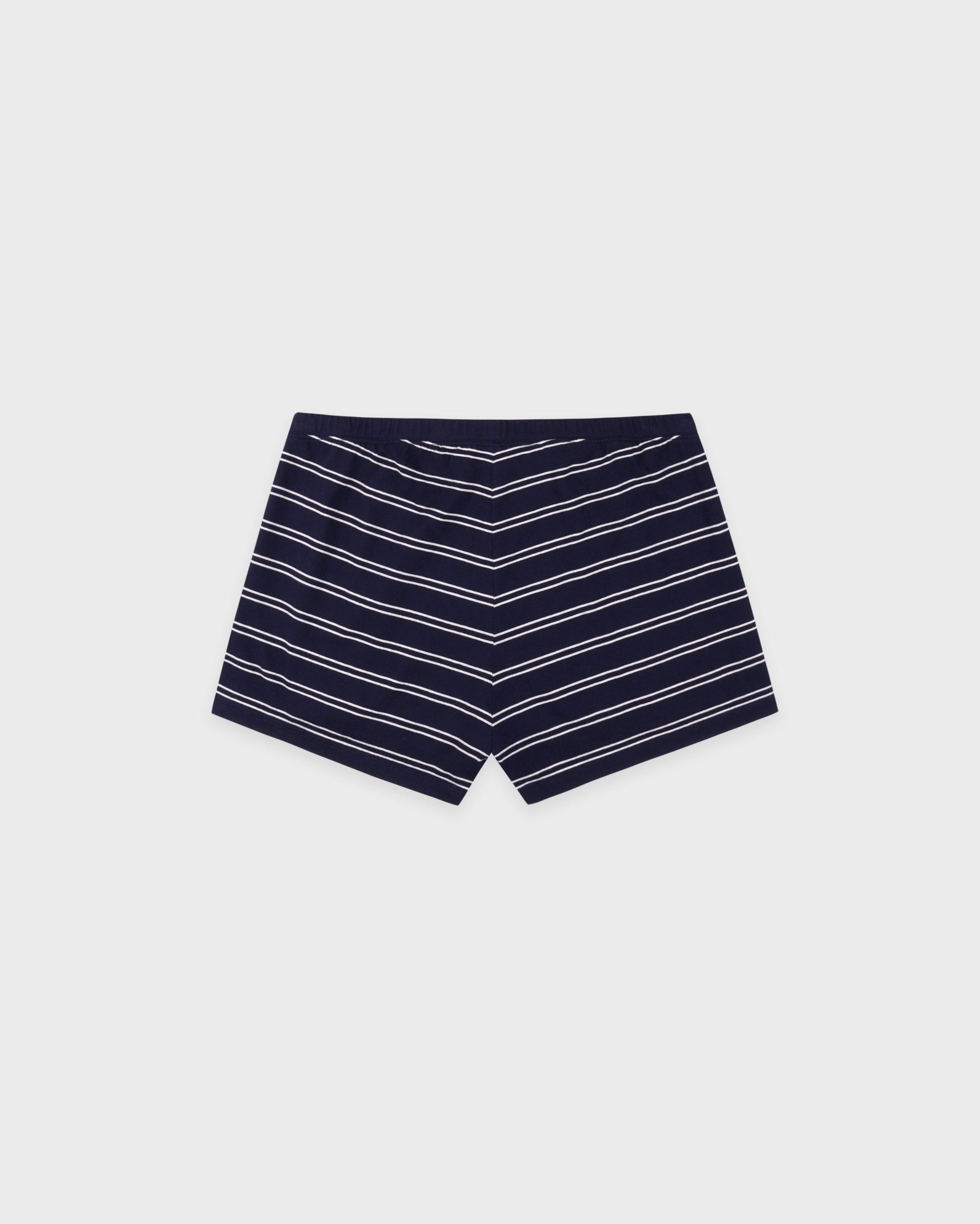 Short ultra-court avec logo Signature - Bleu marine foncé