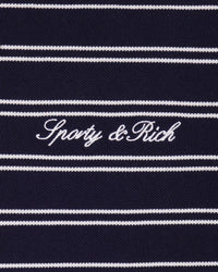 Short ultra-court avec logo Signature - Bleu marine foncé