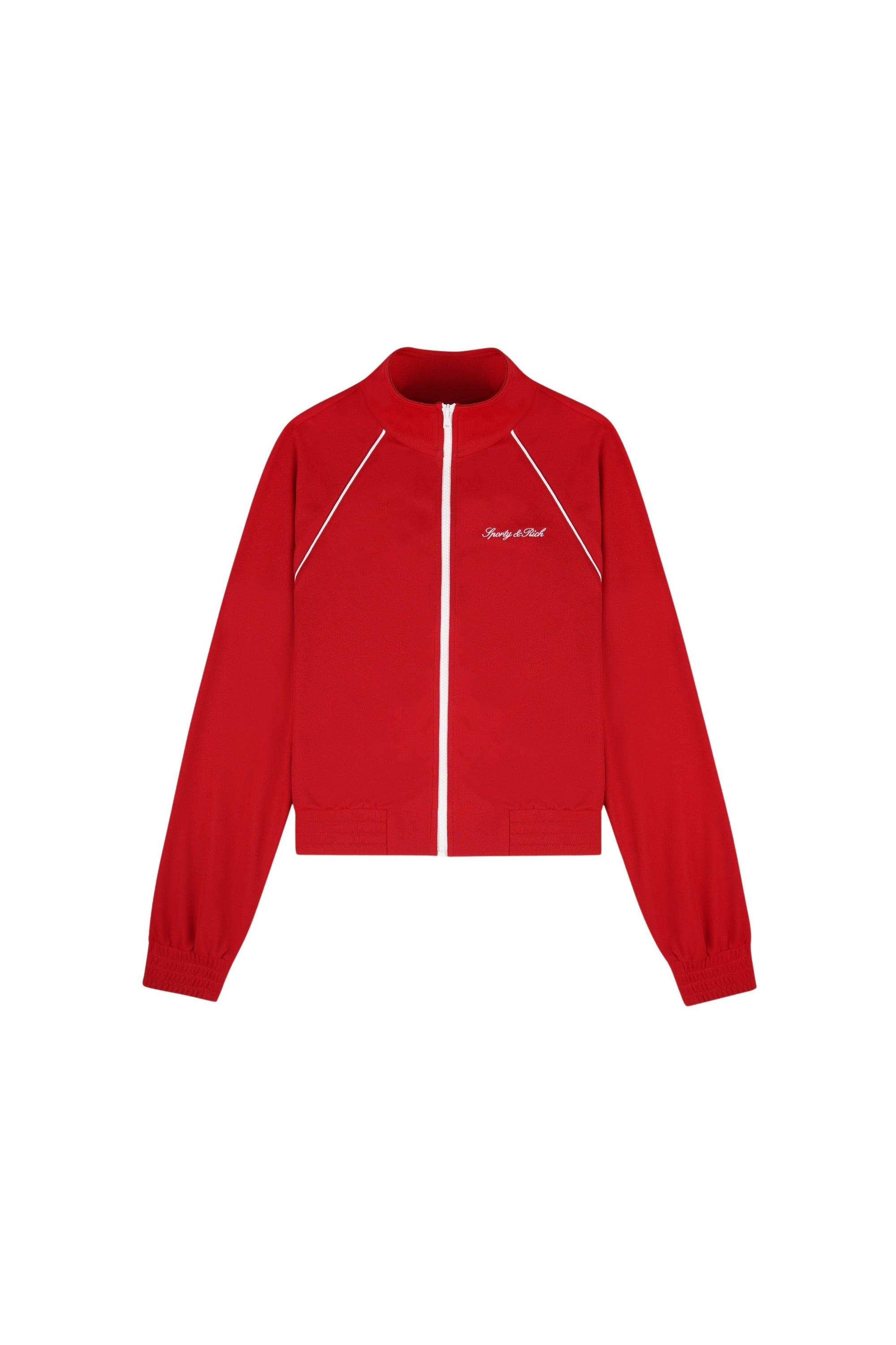 Veste de sport rétro à logo Signature - Rubis