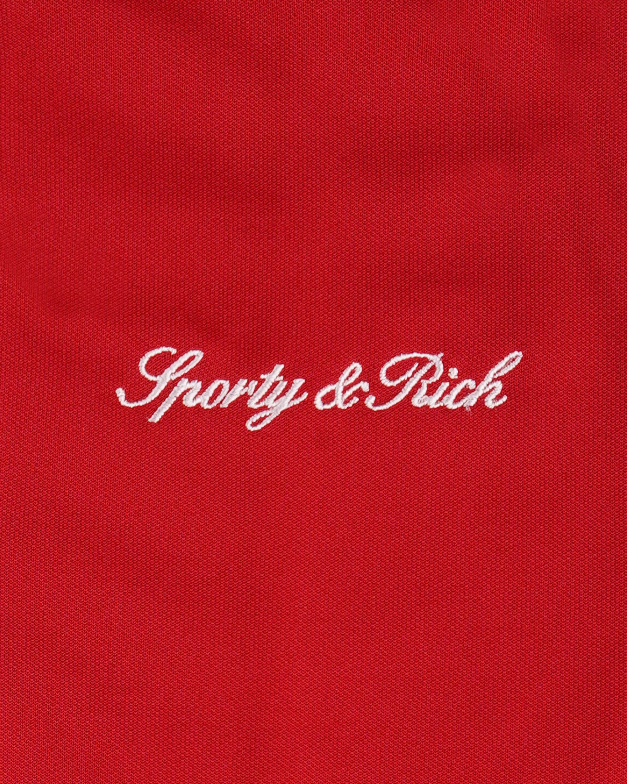 Short de sport rétro Signature Logo - Rubis