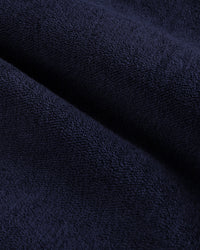 Gilet en tissu éponge Signature Logo - Bleu marine foncé