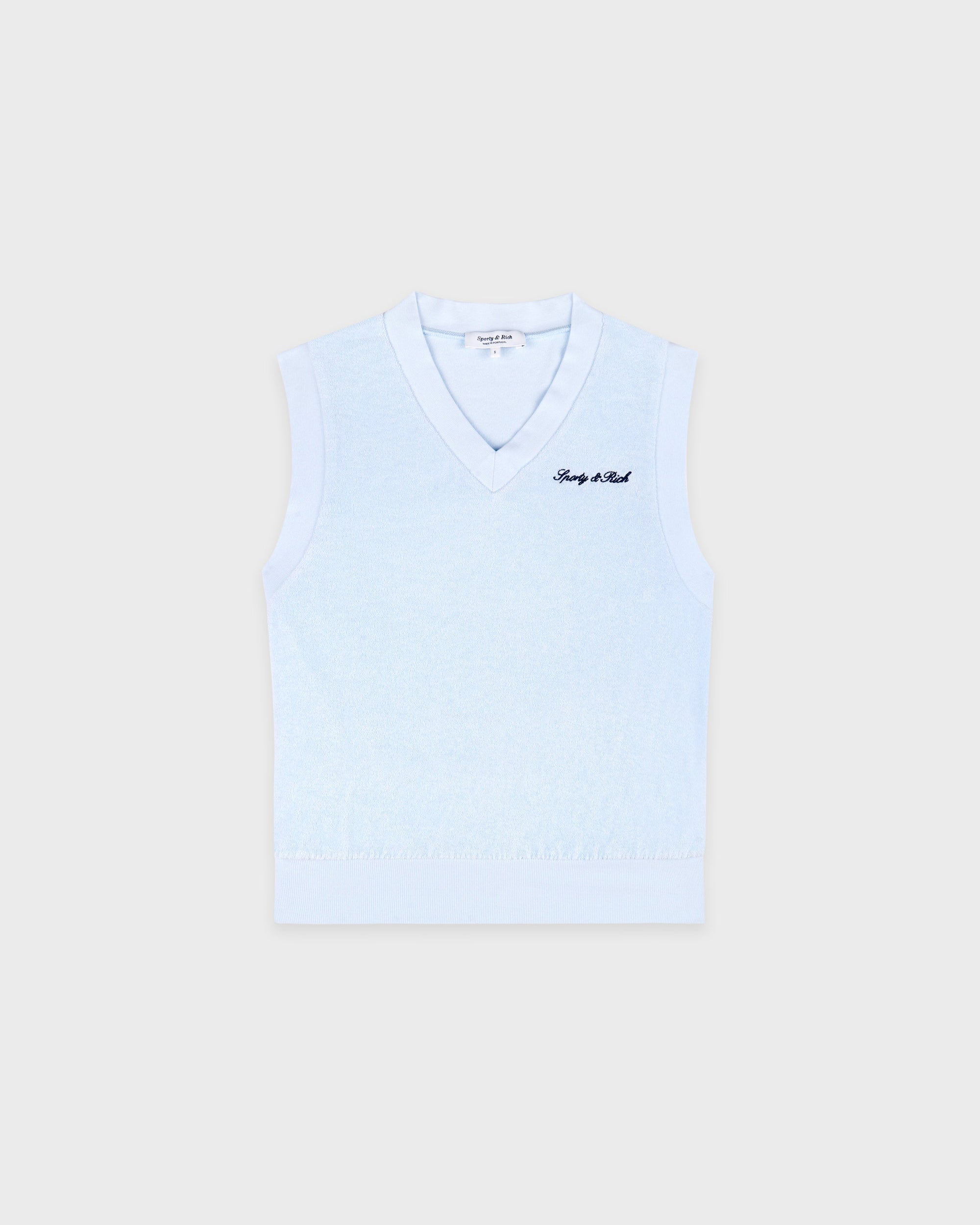Gilet en tissu éponge Signature Logo - Ciel