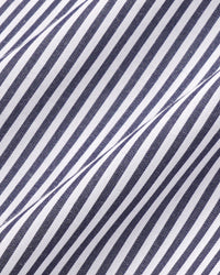 Chemise oversize SRC - Rayures bleu marine