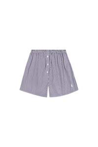Short classique SRC - Rayures Bleu Marine