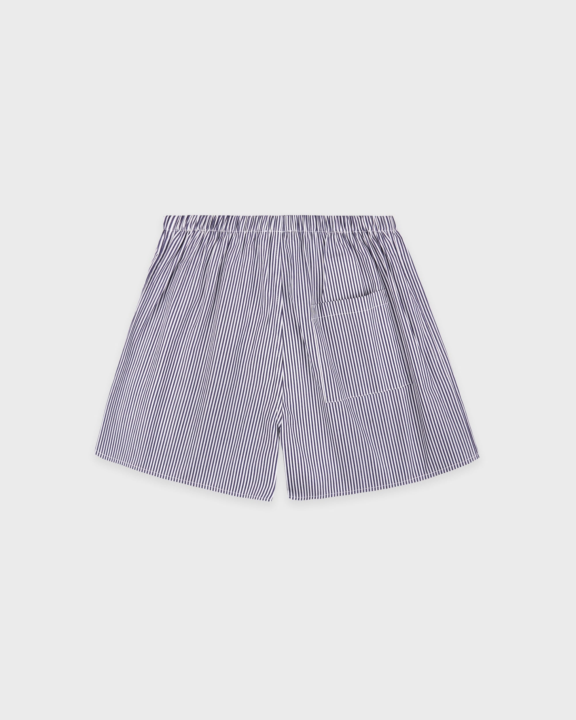Mini-boxer SRC - Rayures bleu marine