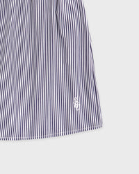 Mini-boxer SRC - Rayures bleu marine