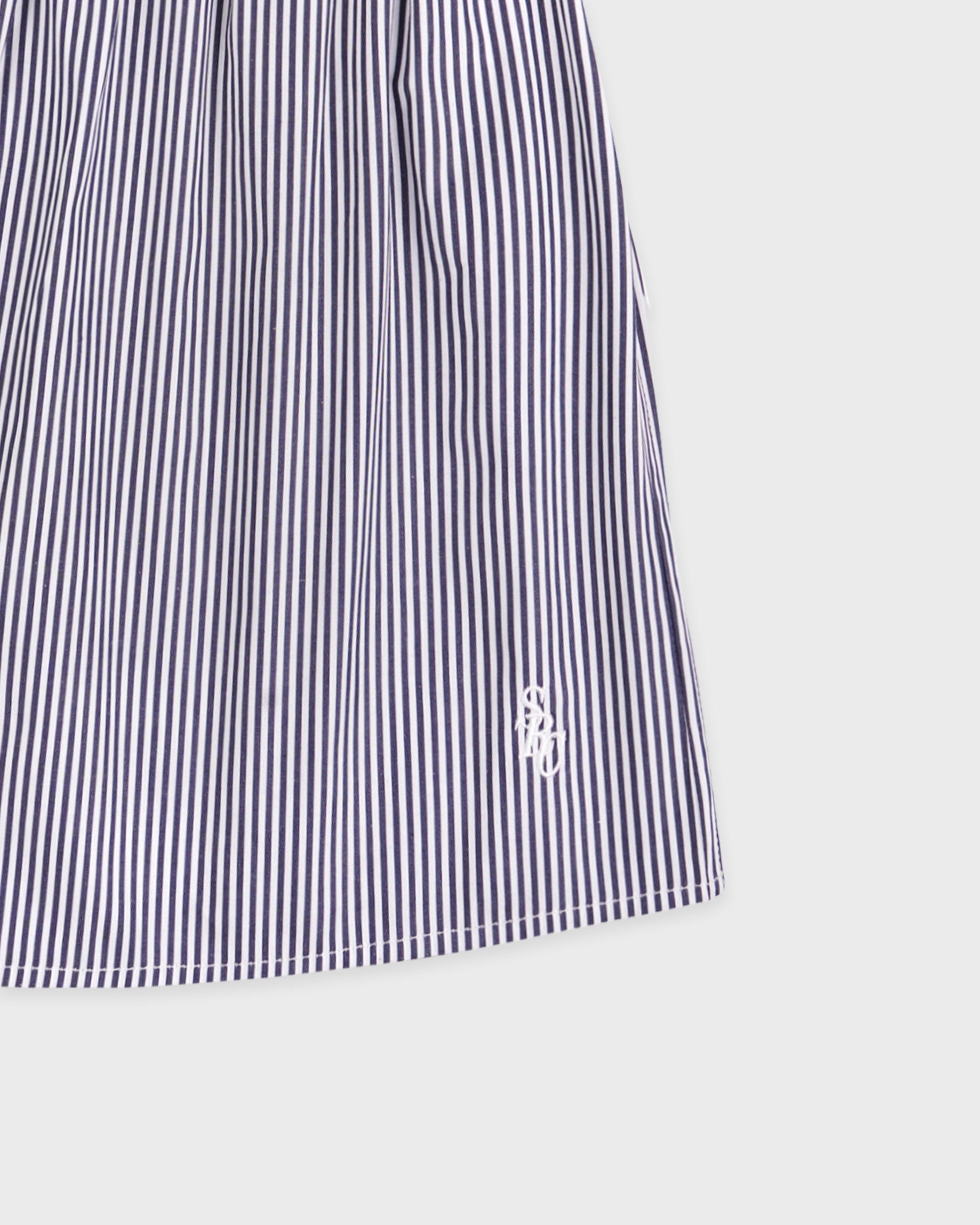 Mini-boxer SRC - Rayures bleu marine