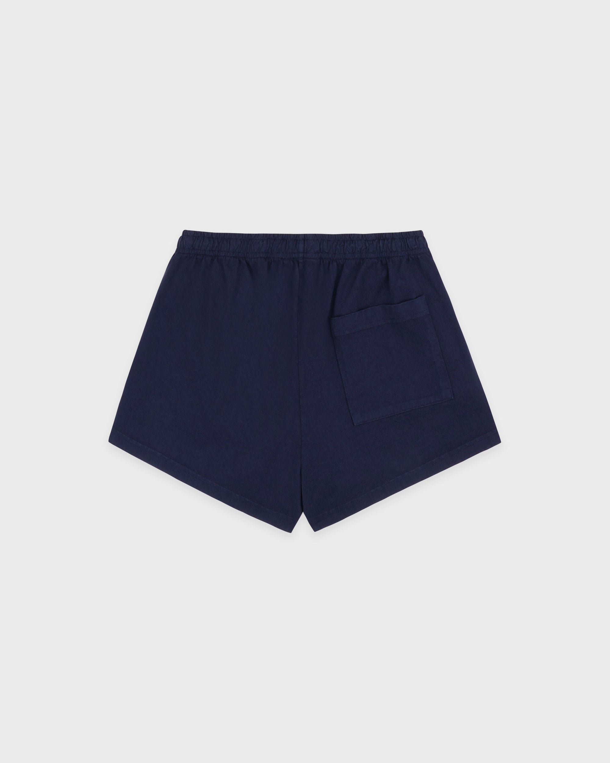 Short disco brodé Vendome LA - Bleu marine/Blanc