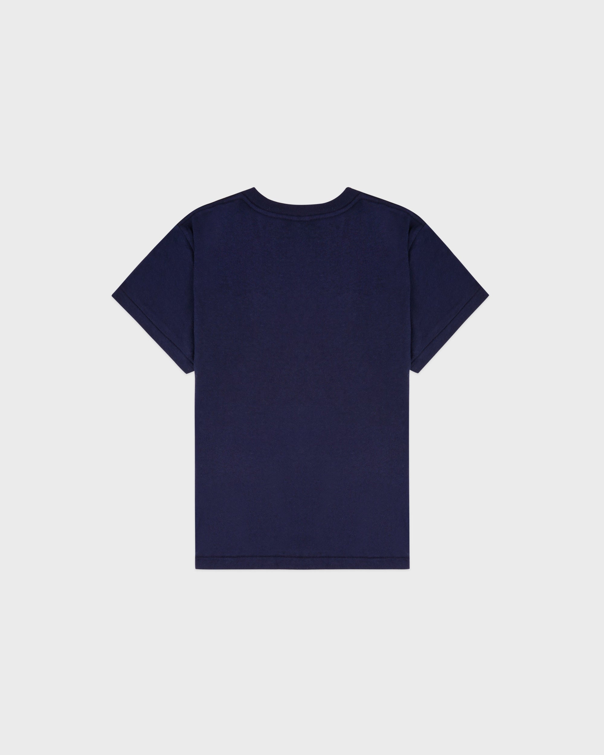 T-shirt Essential Varsity Crest - Bleu marine/Blanc